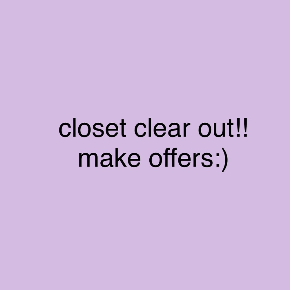 CLOSET CLEAR OUT (do not buy!)